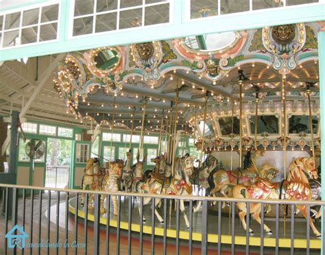 Glen Echo Park Maryland Usa ~1921 Dentzel Carousel With 38 Horses 4