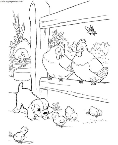 Printable Farm Animals 4 Coloring Page Free Printable Coloring Pages