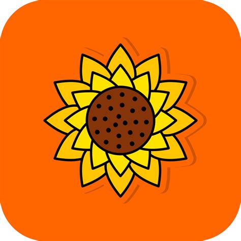 Sunflower Vector Icon Design 20677417 Vector Art At Vecteezy