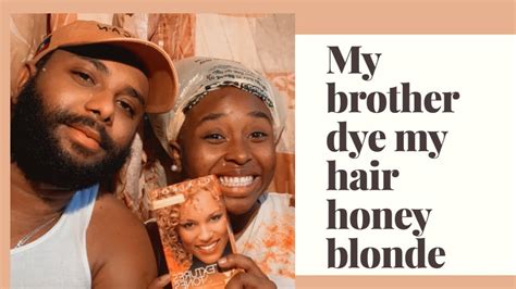 The first time i did it turned out to be a super pretty light brown color, then the second time it turned into a super pretty honey blonde! MY BROTHER DYE MY HAIR HONEY 🍯 BLONDE | NO BLEACH ...