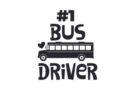 #1 Bus Driver (SVG Cut file) by Creative Fabrica Crafts · Creative Fabrica