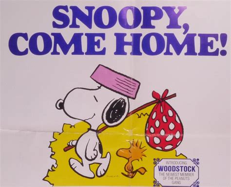 Snoopy Come Home Rare Original Vintage Swedish Poster Of Etsy