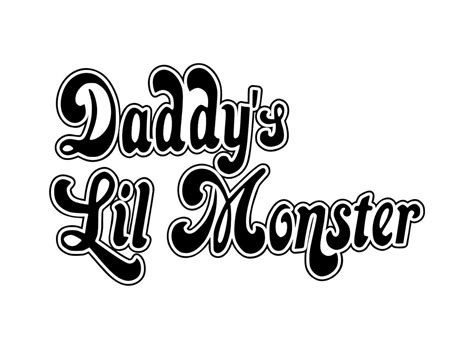 Daddys Lil Monster Printable Free Printable Templates