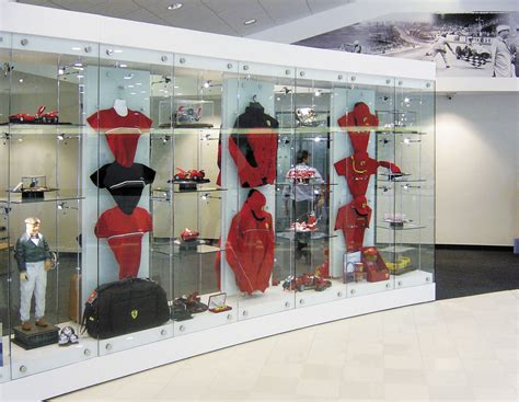 Contemporary Display Case Built In Glass Stainless Steel Shopkit