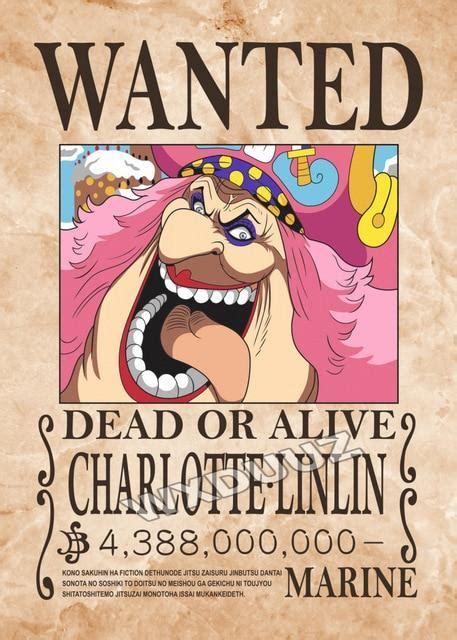 One Piece Big Mom Wanted Poster Luffy Shop