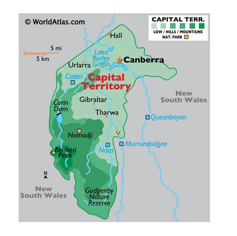 Australian Capital Territory Maps And Facts World Atlas