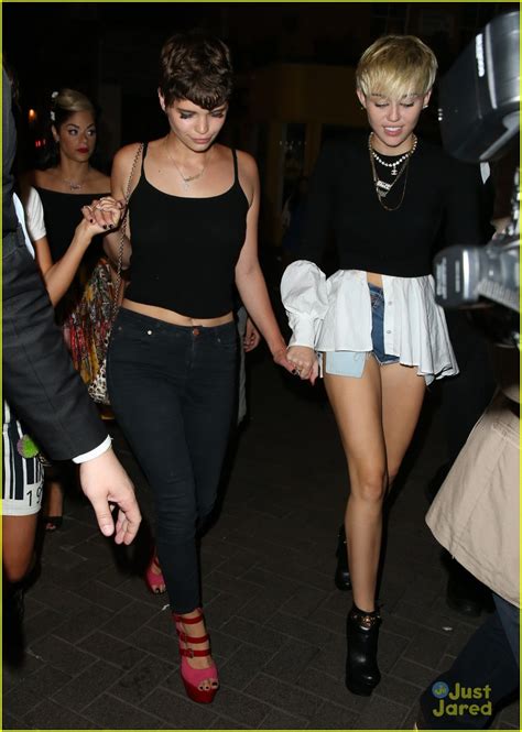 full sized photo of miley cyrus holds hands with nicole schzeringer london 17 miley cyrus
