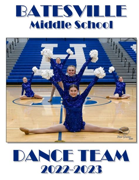 Batesville Middle School Dance Team 2022 2023 De Rich Fowler Livres