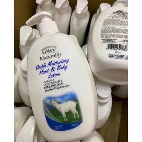 Leivy Naturally Double Moisturizing Hand Body Lotion With Goats Milk