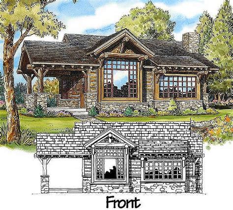 Log cabin plans are a favorite for those seeking a rustic, cozy place to call home. Plan W11529KN 2 Bedroom 2 Bath Log Cabin Plan