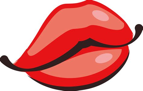Lips Clipart Hot Lip Cartoon Lips Transparent Background Png