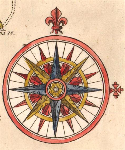 Old World Auctions The Art And Science Of The Compass Rose