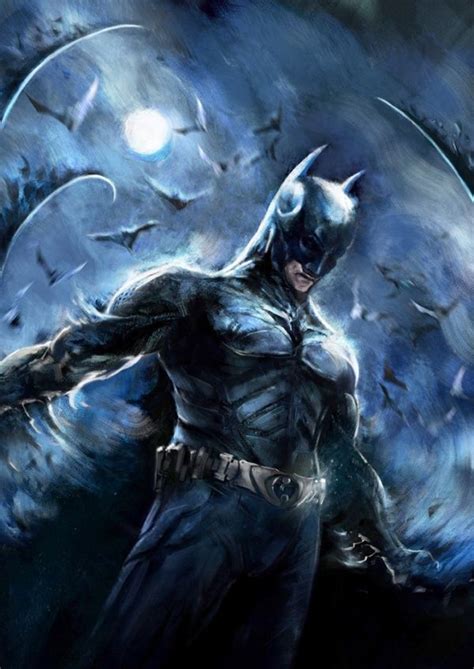 Awesome Digital Paintings By Cyril Terpent Cuded Batman Fan Art