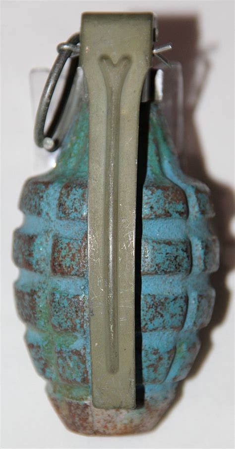 E368 Inert Wwii Mkii M21 Practice Grenade With M10a3 Fuse B And B