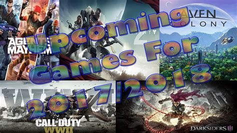 New Upcoming Games For 2017 2018 Xbox One And Playstation Consoles