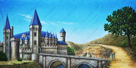Medieval Castle Exterior Backdrop Rentals Theatreworld®