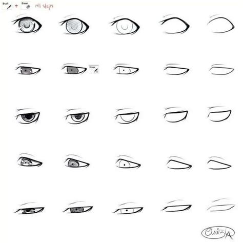 Pin By Katherine Rowe On How To Drawings How To Draw Anime Eyes