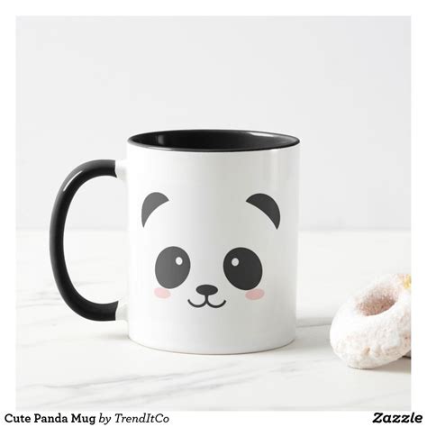 Cute Panda Mug Panda Painting Ceramic Painting Panda Items Book Art
