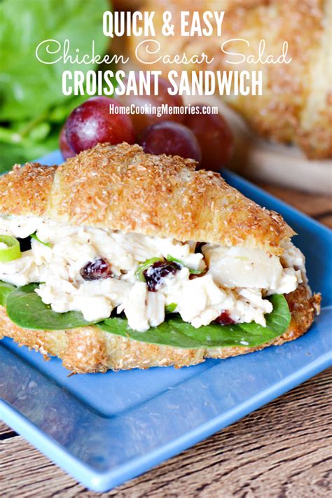 Overall this is the best chicken salad i've ever had. Easy Chicken Caesar Salad Sandwich Recipe - Home Cooking ...