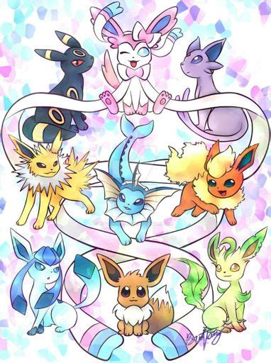 Las Evoluciones De Eevee Información Pokémon En Español Amino