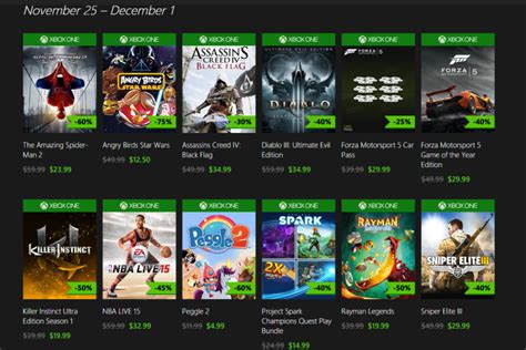 Microsoft Kicks Off Massive Discounts For Xbox One Games Update Neowin