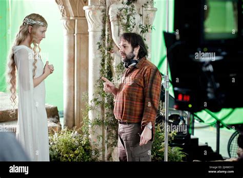 Cate Blanchett Peter Jackson The Hobbit An Unexpected Journey 2012
