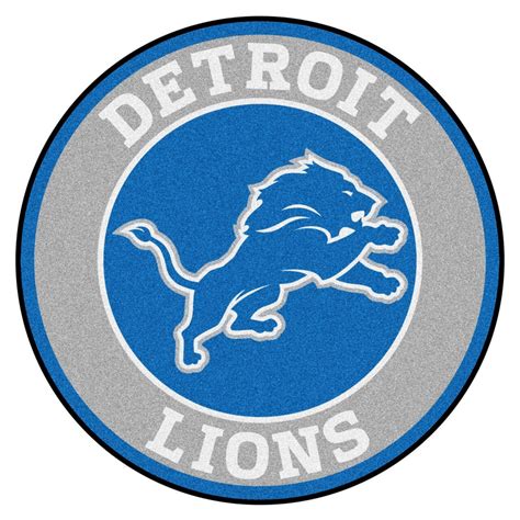 Detroit Lions Circle Logo Customizable Detroit Lions Logo Etsy