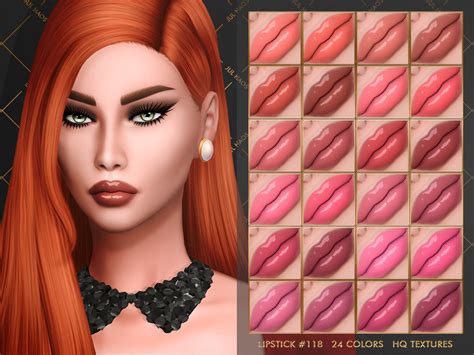 Julhaos Cosmetics Mm Lipstick 118 The Sims 4 Catalog