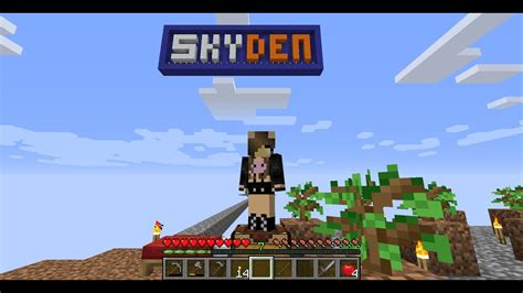 Minecraft Sky Den Survival Series Ep2 Youtube