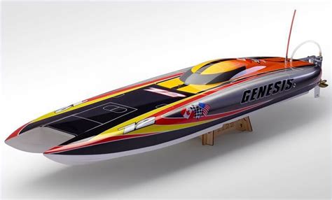 Come on and rock the boat. Genesis Catamaran Racing Boat/ Electric Brushless RC Boat ...