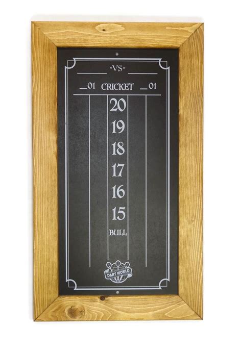 Golden Oak Dart Scoreboard Cricket Scoreboard 501 Etsy Artofit