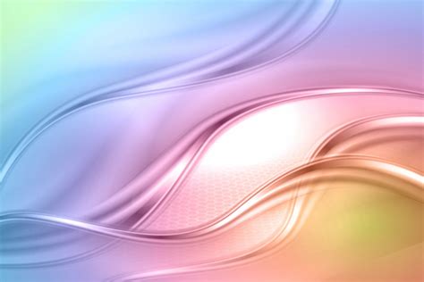 Abstract Background Rainbow Colors Creative Waves Pastel