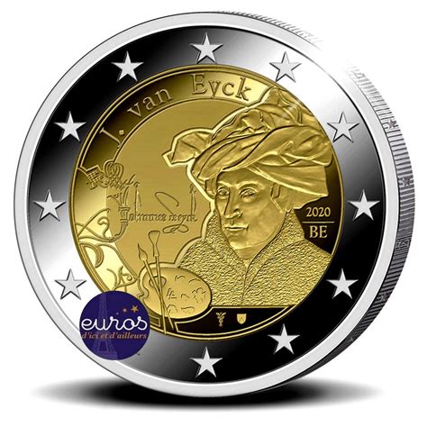 2 Euros Commémorative Belgique 2020 Année Jan Van Eyck Bu