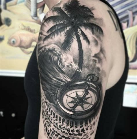 50 Compass Tattoos For Men 2021 Designs And Meanings