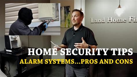 Home Security Tips Alarm Systemspros And Cons Youtube