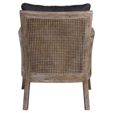 Fall in love with the easy, breezy style. Decima Coastal Beach Rubbed Cane Grey Armchair (2020 ...