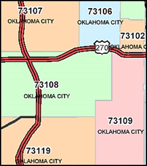 However, if you need to mail a p. Oklahoma ZIP Code Map including County Maps