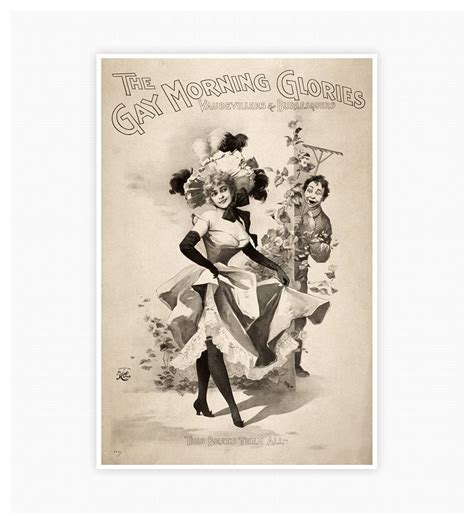 Vintage Vaudeville And Burlesque Poster 1898 This Beats Them Etsy