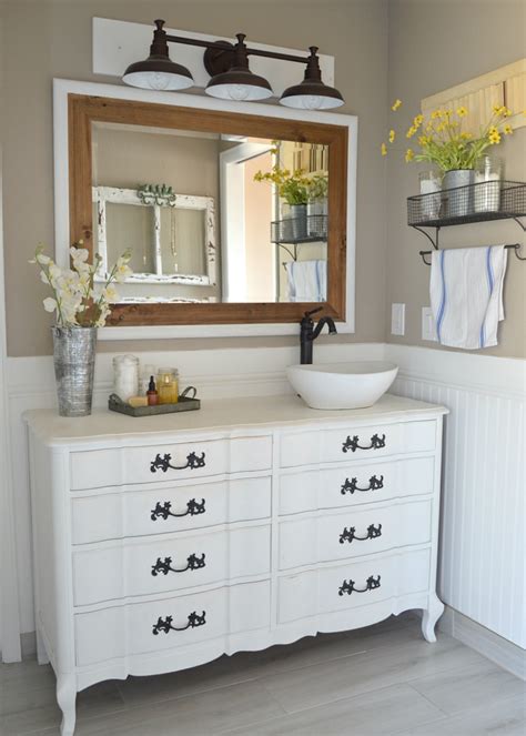 Painting your bathroom vanity or cabinets it's difficult and despite what people still believe, you do not have to sand and prime your bathroom vanity or cabinets before painting them! Honest Review of My Chalk Painted Bathroom Vanities
