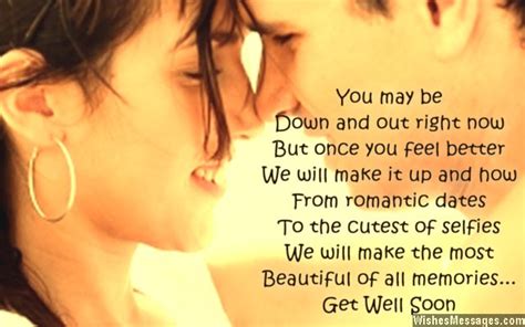Romantic love message to make her fall in love with you. Get Well Soon Messages for Boyfriend: Quotes and Wishes ...