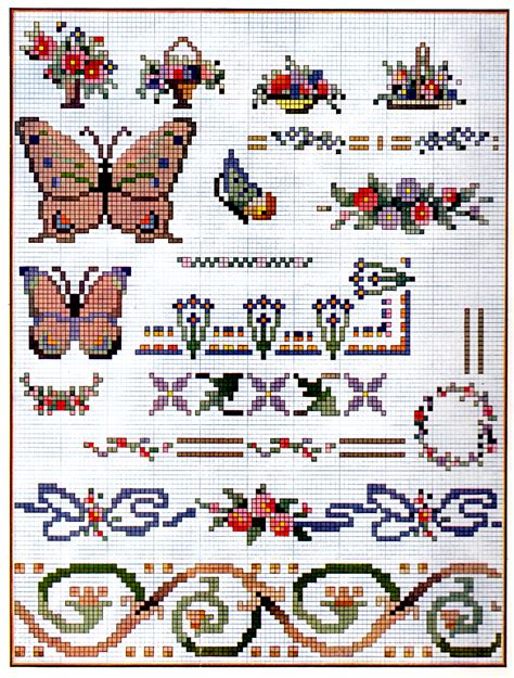 Cross Stitch Pattern Chart Free Download From A 1922 American Thread Co