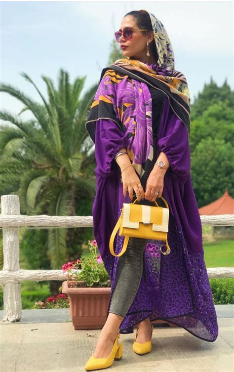 colour match color matching tehran street style iranian fashion colours abaya street style
