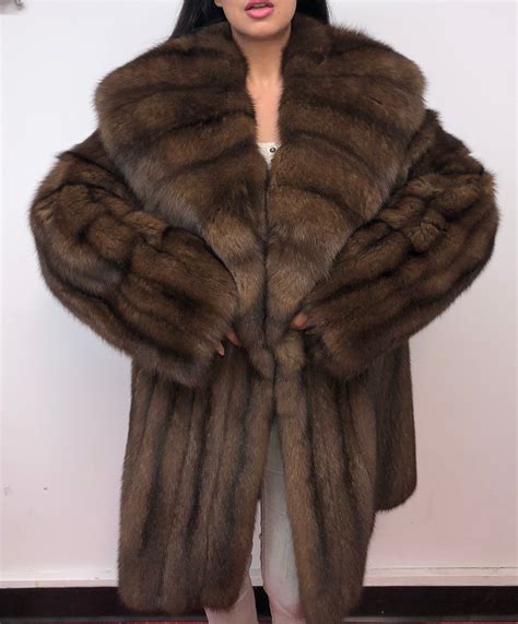 New Lovely Russian Sable Fur Silver Tip Beautiful Xl 24 26 Etsy