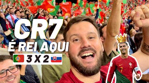 Assim Um Jogo De Futebol Na Europa Portugal X Eslov Quia Youtube