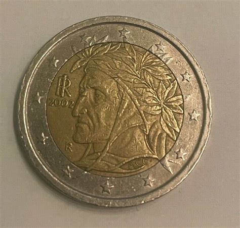 2 Euro Münze Italien 2002 Dante Alighieri Fehlprägung | eBay
