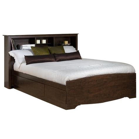 Imagine how much more storage space you'd have with the tall twin captain's platform storage bed with 6 drawers. Prepac Tall Queen Captain S Platform Storage Bed With 12 ...