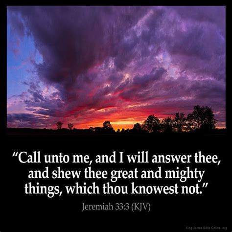 Jeremiah 333 Kjv Bible Verses Encouragement King James Bible