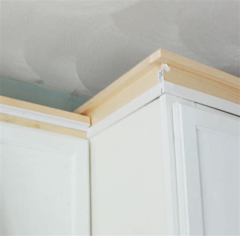 Renovating your kitchen cabinets can mean more than a new coat of paint and updated hardware. My DIY Kitchen: Cabinet Crown Molding, How to Fake the ...