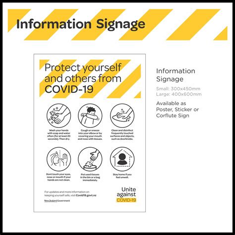Covid 19 Protect Yourself And Others Poster Sticker Or Corflute Sign