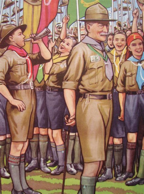 1930s British Baden Powell Boy Scout Jamboree Vintage Childrens Post